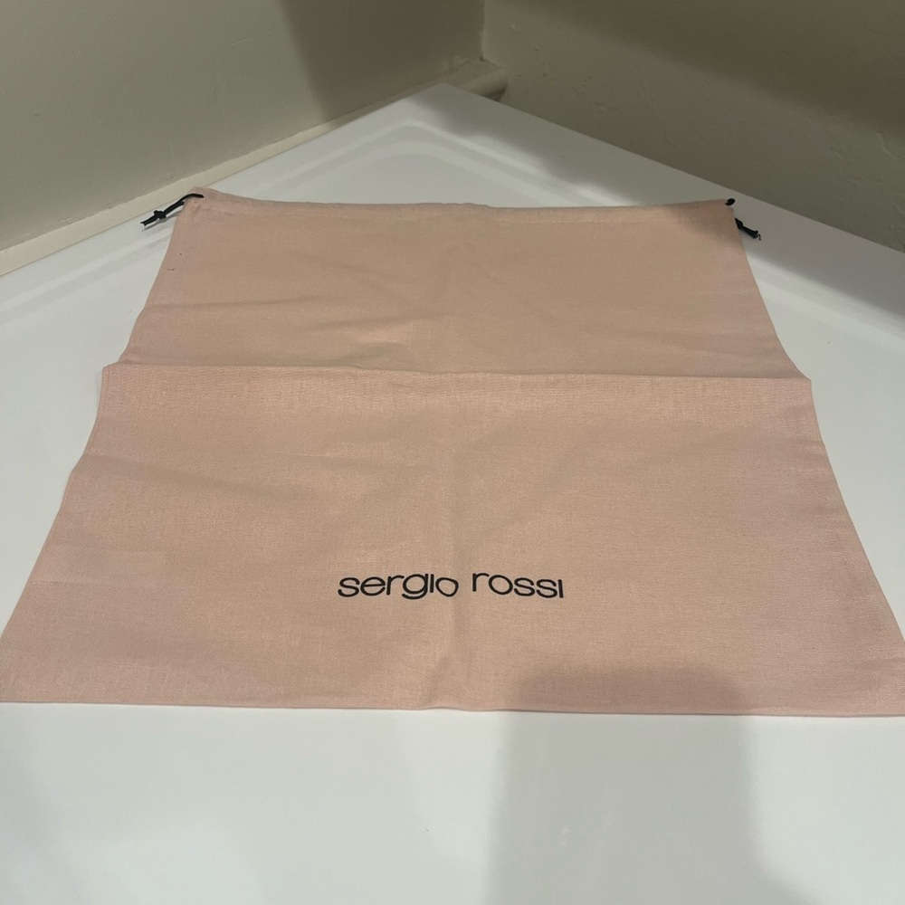 Sergio Rossi Blush Pink Dust Bag